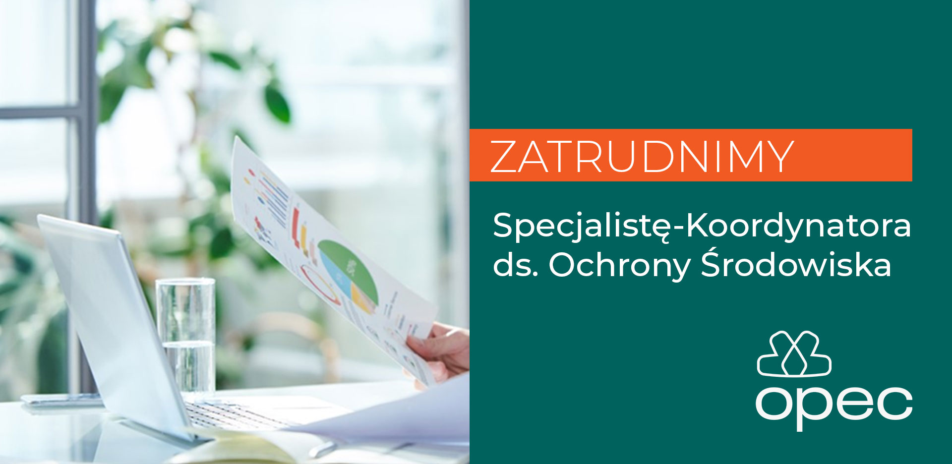 Oferta Pracy - Specjalista-Koordynator ds. Ochrony Środowiska