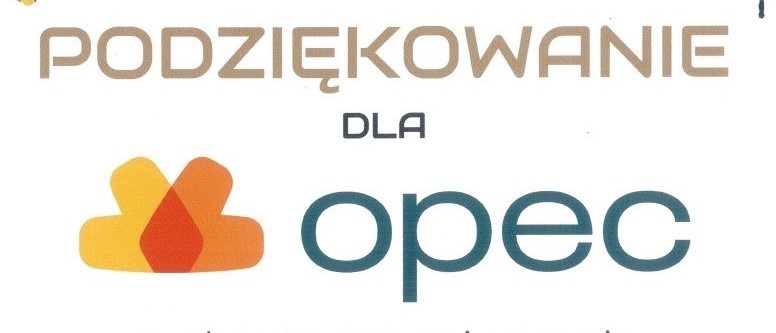 Podziękowanie dla OPEC od Gryfa Wejherowo